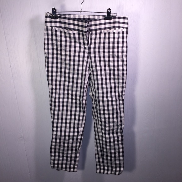 Ann Taylor | Pants & Jumpsuits | Ann Taylor Zoe Cropped Checkered ...